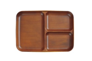 Divided Plate Brown Made in Japan
