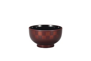 Soup Bowl Checkered Made in Japan