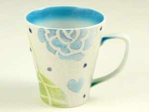 ラスターバラ(青)　マグカップ