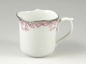 プラチナピンク桜輪花型　マグカップ