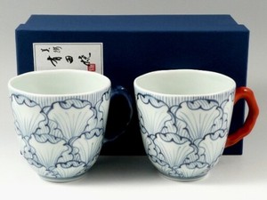 花弁紋　ペアマグカップ
