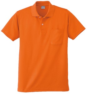 9006　DRY 半袖ポロシャツ　オレンジ