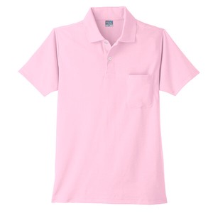 9006　DRY 半袖ポロシャツ　ピンク