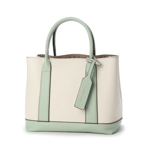 New Color Leather Tote Bag Pouch Attached
