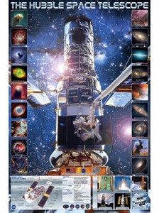■輸入ポスター■610X915mm★The Hubble Space Telescope　ハッブル宇宙望遠鏡