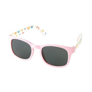 【スパイス】UVカットキッズファッショングラス サイドドット ピンク