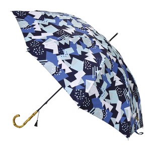 【スパイス】晴雨兼用日傘 ランドスケープ ネイビー×ブルー