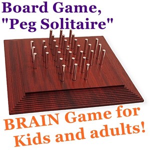 Board Game, "Peg Solitaire", English style