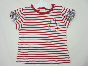 Kids' Short Sleeve T-shirt Ribbon T-Shirt Summer Sleeve Switching NEW