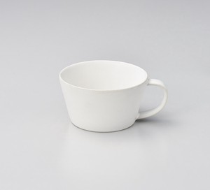 白マット スープカップ 【日本製    陶器】