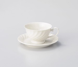 茶杯盘组/杯碟套装 波纹 日本制造