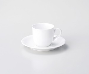 Sコーヒー碗・皿 【日本製    強化磁器】