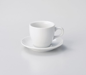 白厚口ホテルコーヒー碗 【日本製    磁器】