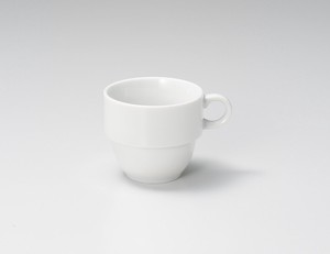 トールスタックマグカップ（白） 【日本製    磁器】