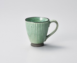 Mug Pottery Green Made in Japan