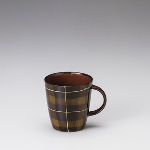 Mug Brown Pottery Made in Japan