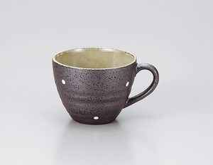 黒伊賀ドットマグカップ 【日本製    陶器】
