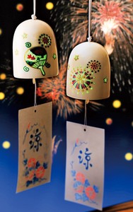 Japanese summer features Ornament Interior Wind Chime Firework Japanese Fan