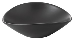 アーバン黒楕円鉢（M）  【中国製  磁器】