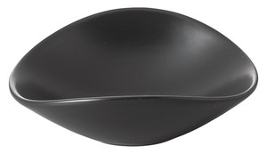 アーバン黒楕円鉢（SS）  【中国製  磁器】