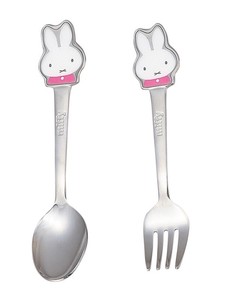 Miffy Pink Spoon Fork