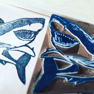 Stamp White shark
