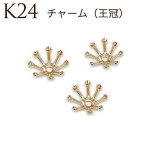 Material Earrings Top 24-Karat Gold 10-pcs
