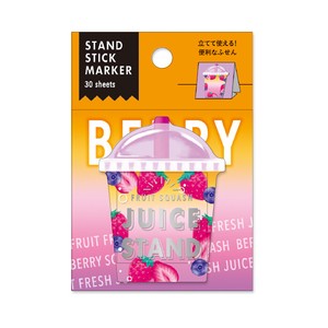 Sticky Notes Berry Squash Juice Stand Stand Stick Marker
