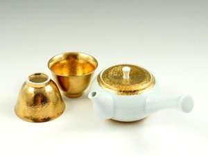 Gold Decoration Tea Utensils 2 Japanese Tea Pot 1