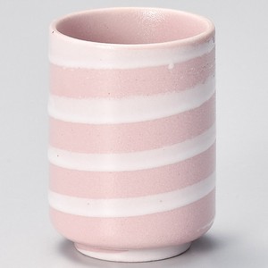 美浓烧 日本茶杯 粉色 日本制造