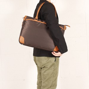 Series Nylon Light-Weight Water-Repellent Leather Tote Brief