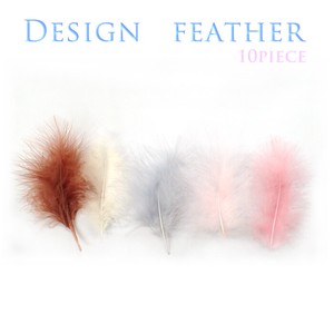 Material Design Feather L size 13cm 5-colors