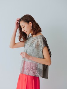 Button-Up Shirt/Blouse Lace Printed