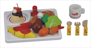 【ベビー・キッズ用品】【ベビー・キッズ玩具】【木製おもちゃ】ハッピーシリーズ ハッピーランチ TY-0406