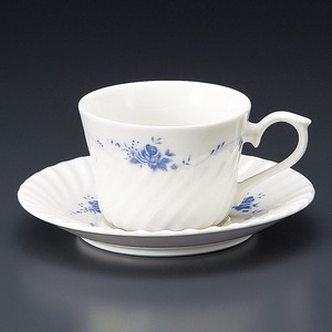 ブルーローズNB紅茶碗皿
