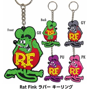 ラットフィンク ラバー キー リング 【4カラー】【RAT FINK】