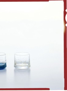 江戸硝子　八千代窯　杯【日本製　ハンドメイド　伝統工芸品　クリスタルガラス　ガラス製】