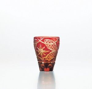 Cup/Tumbler Red Glasswork Crystal