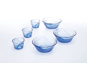 Main Dish Bowl Glasswork Made in Japan
