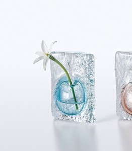 Flower Vase Made in Japan Handmade Glass