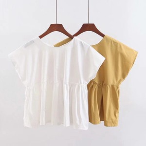 T-shirt Plain Color Tops Short-Sleeve NEW