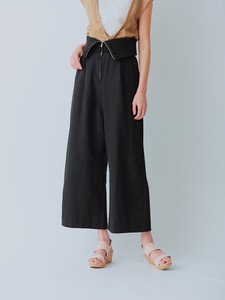 Full-Length Pant Linen-blend Wide Pants 2-way
