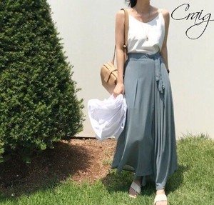 Full-Length Pant High-Waisted Oversized Wide Pants