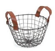 Wire Basket Ornament Round shape
