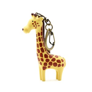 Key Ring Key Chain Animals Rings Giraffe