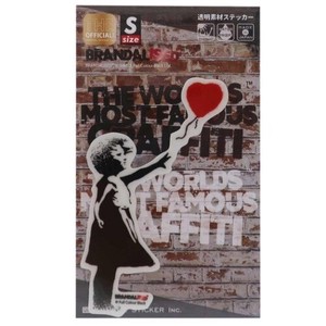 【ステッカー】バンクシー ダイカットクリアステッカー Balloon Girl Banksy