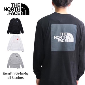 ノースフェイス【THE NORTH FACE】MEN’S LONG SLEEVE BOX TEE NF0A4M4Q ロンT ロゴ アウトドア US規格