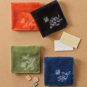Made in Japan Beasts And Birds People Embroidery Mini Towel IMABARI TOWEL