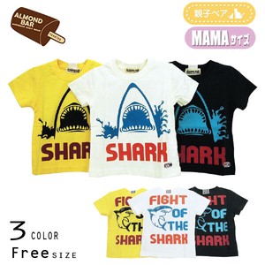 【SALE】SHARKプリント半袖Tシャツ★フリーサイズ