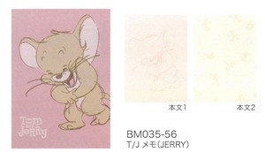 【誕生80周年】 Tom and Jerry メモ T/Jメモ(JERRY) BM035-56